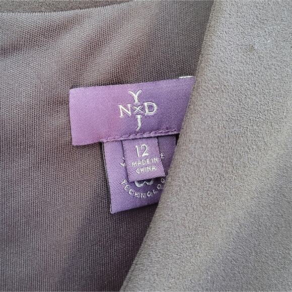 NYDJ V Neck Sculpt Shapewear Sheath Dress Size 12 Slimming - Picture 3 of 6